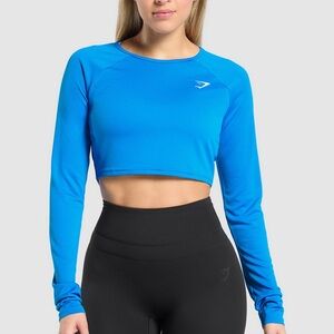 Gymshark TRAINING LONG SLEEVE CROP TOP